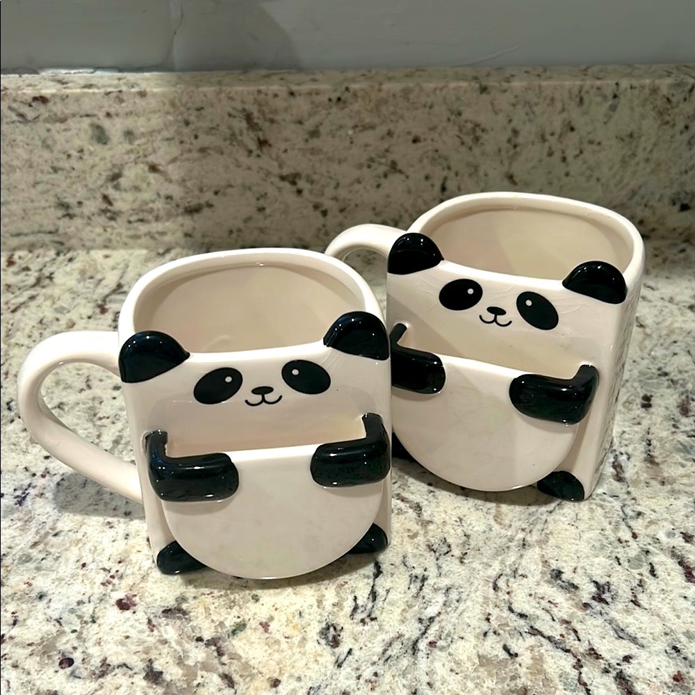GUC Panda Cookie Holder Mugs